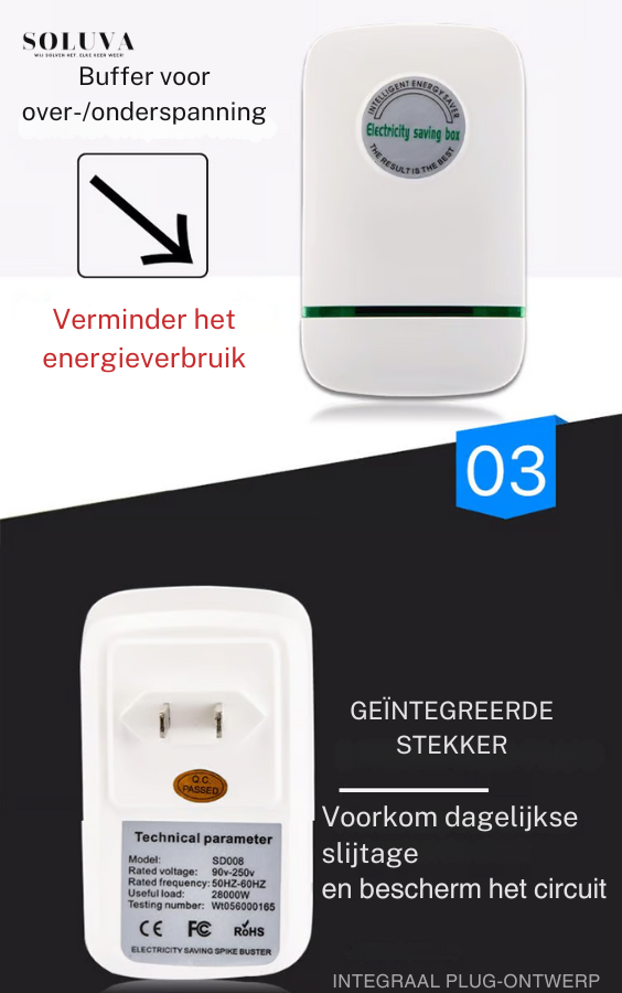 EcoSave - Energie Besparende Apparaat - 1+1 Gratis!