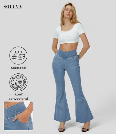 Eva - High Waist Flare Jeans