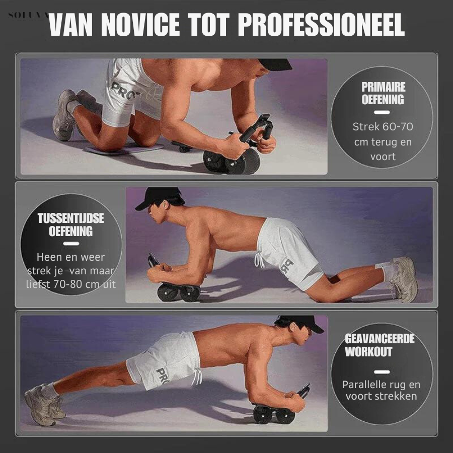Slim fit roller - Jouw Thuistrainer voor Strakke Buikspieren -  Bespaar Tijd, Geld en Moeite!